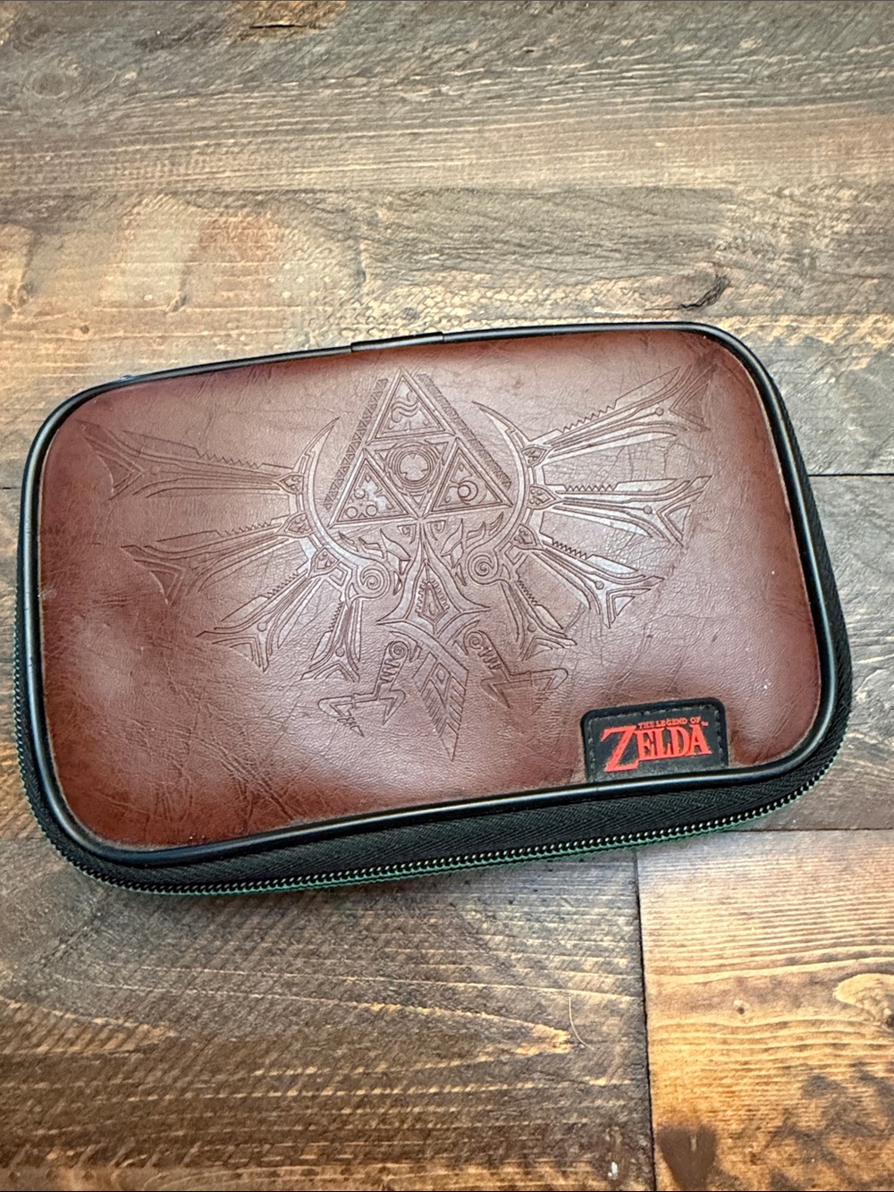 Official Nintendo Zelda Brown Faux Leather 3DS XL Traveler Case